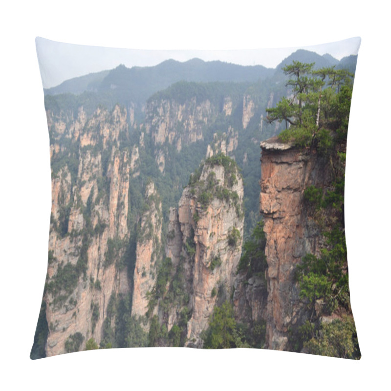 Personality  Lookout View While Hiking Around Wulingyuan Scenic Area. What A  Pillow Covers