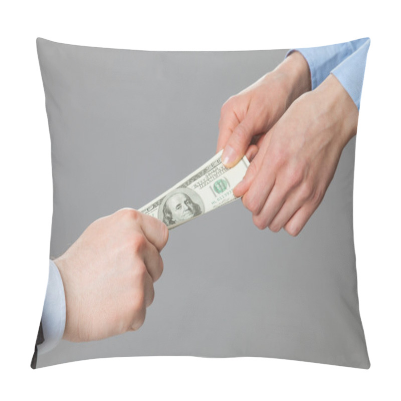 Personality  People Hands Pulling Money Pillow Covers