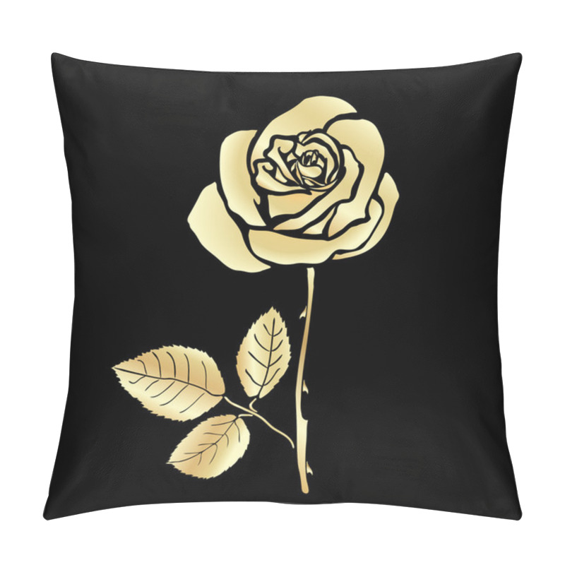 Personality  Rose Sketch Pillow Covers