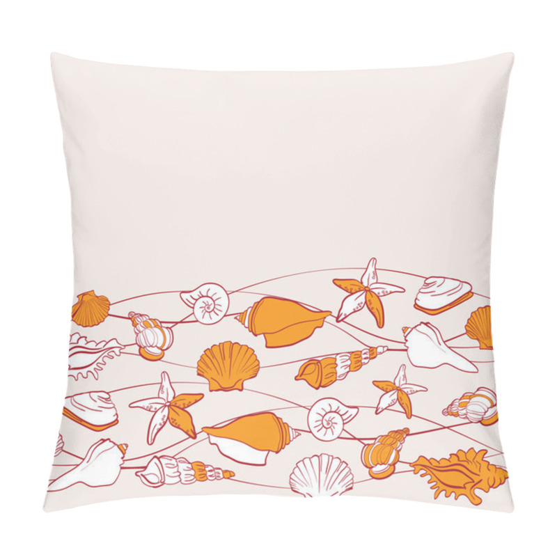 Personality  Sea Vector Seamless Pattern Pillow Covers