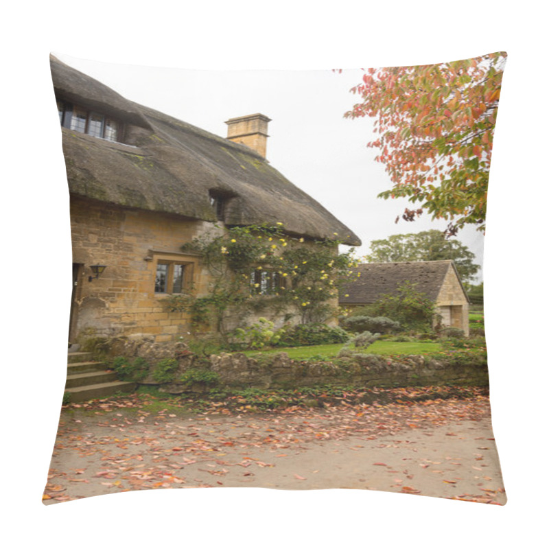 Personality  Old Houses In Cotswold District Of England Pillow Covers