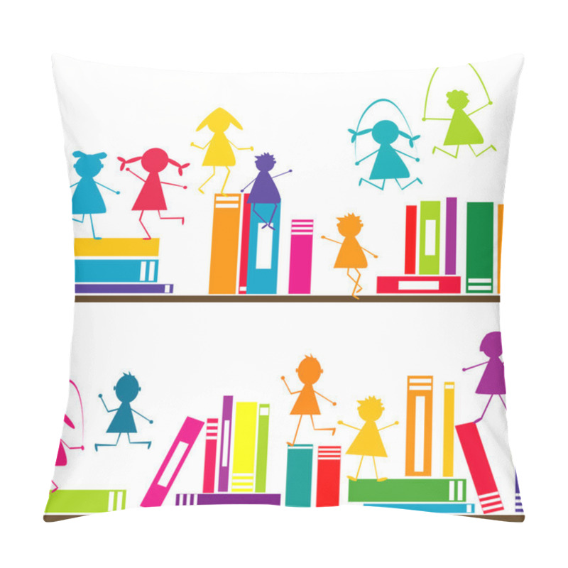 Personality  Cartoon Children Playing Pillow Covers