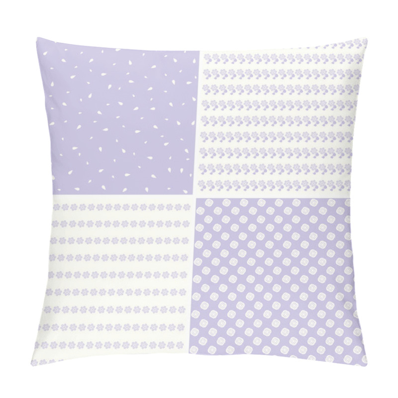 Personality  Vector Floral Pattern Set Pillow Covers