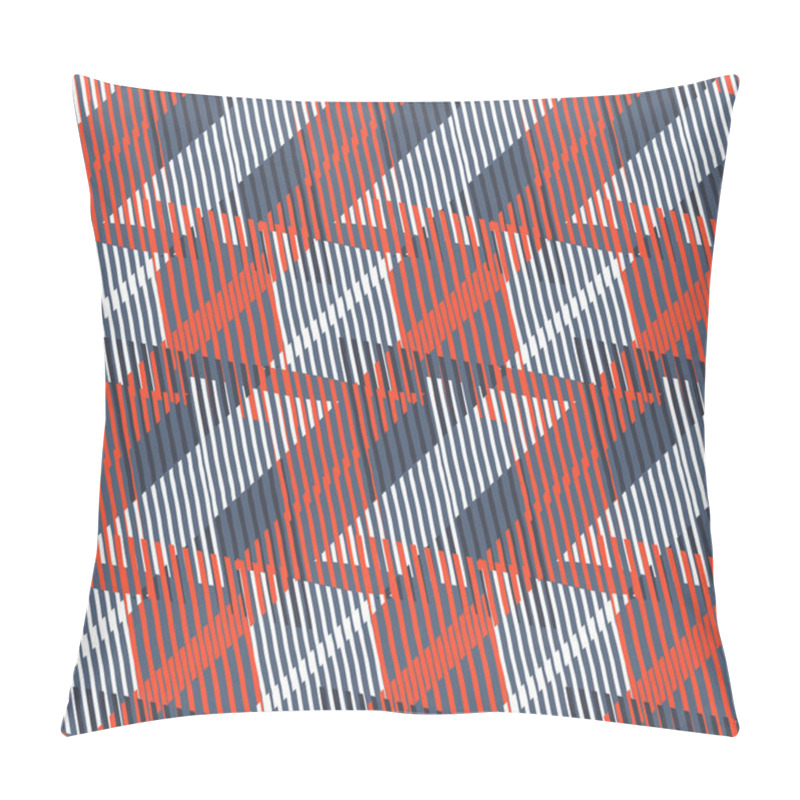 Personality  Abstract Vector Striped Background Pillow Covers