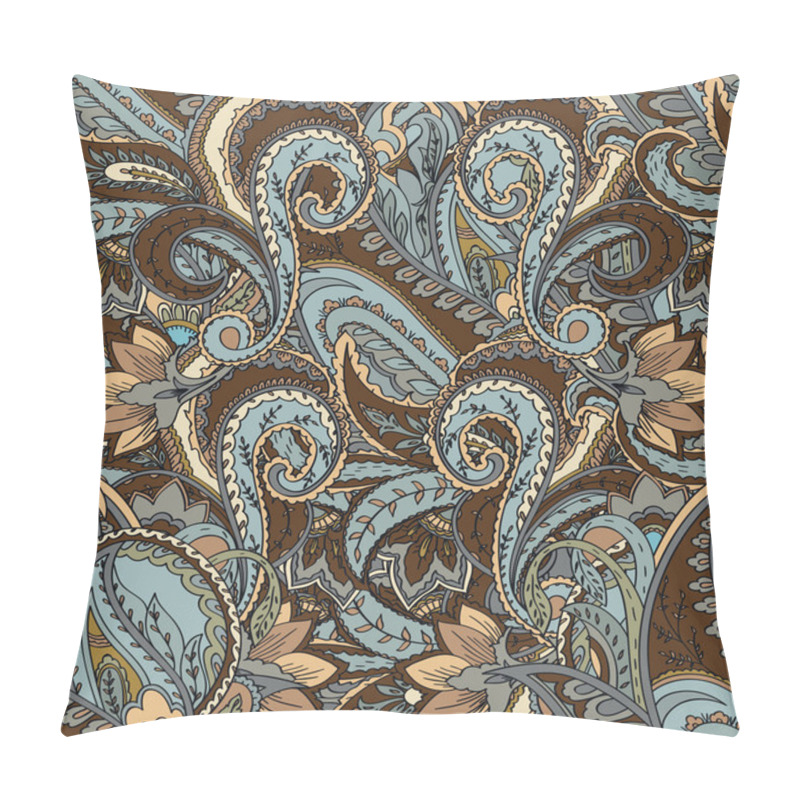 Personality  Paisley Background. Seamless Pattern Pillow Covers