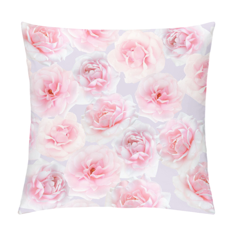 Personality  Pink Roses Seamless Pattern Pillow Covers