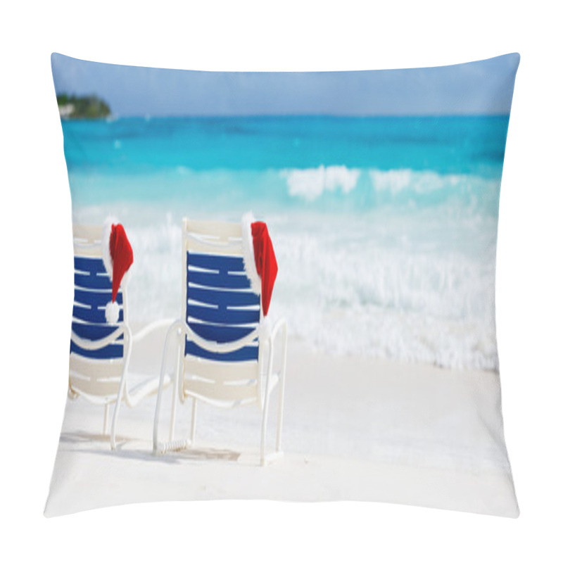 Personality  Christmas Beach Vacation Pillow Covers