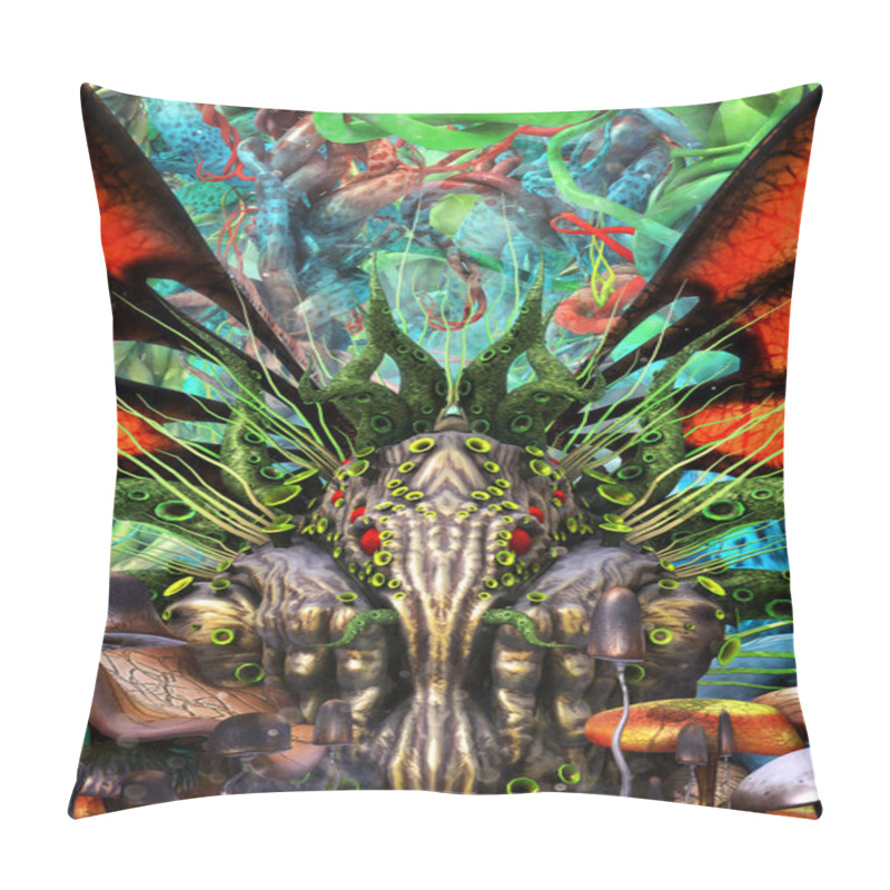 Personality  Cthulhu Fantasy Monster Garden Pillow Covers