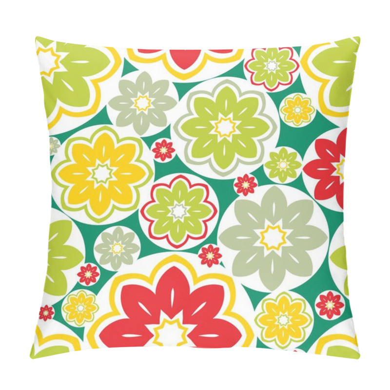 Personality  Seamless Floral Pattern Pillow Covers