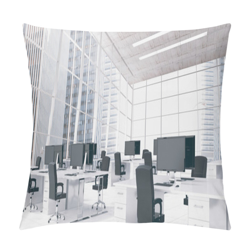 Personality  Composite Image Of Office Furniture Pillow Covers