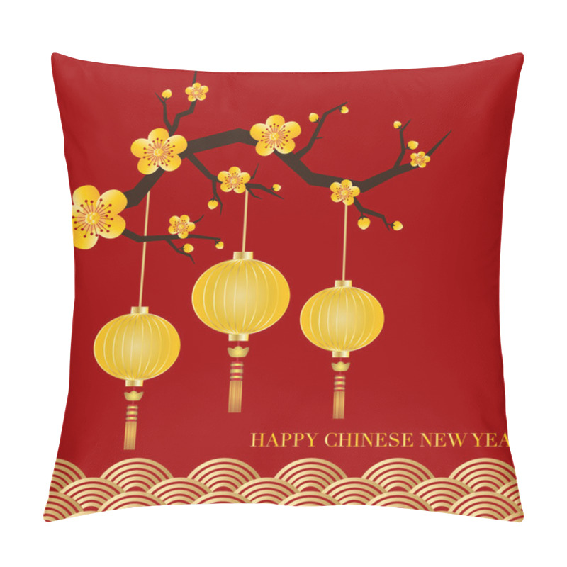 Personality  Chinese New Year Greeting Card Pillow Covers