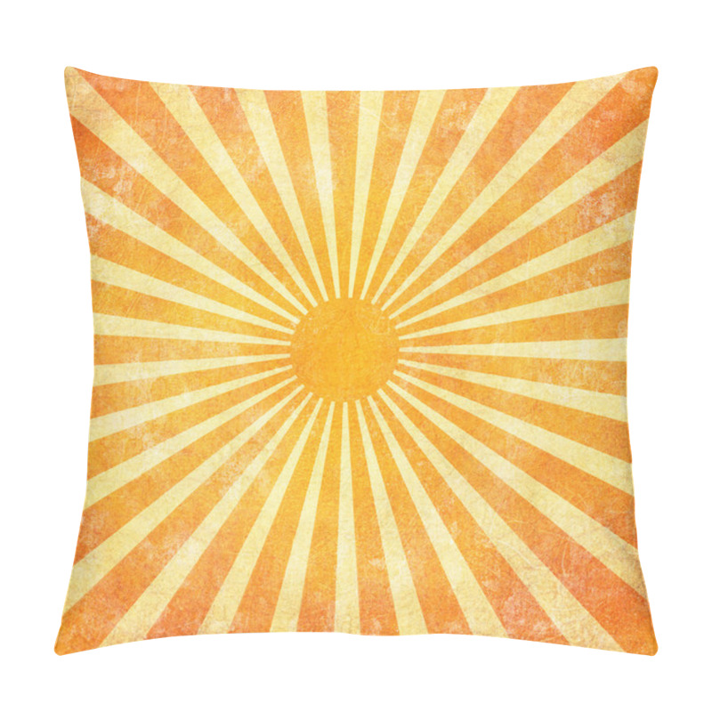 Personality  Grunge Sunrays Background Pillow Covers