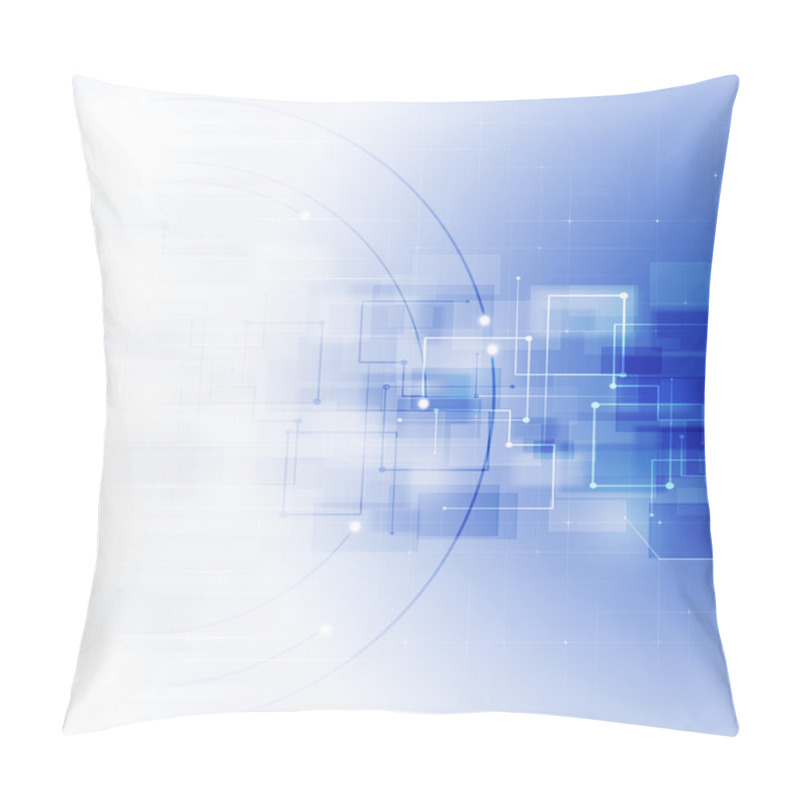 Personality  Network Connections Abstract Business Background Pillow Covers