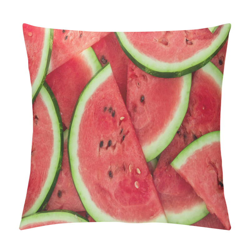 Personality  Background Of Fresh Ripe Watermelon Slices Pillow Covers