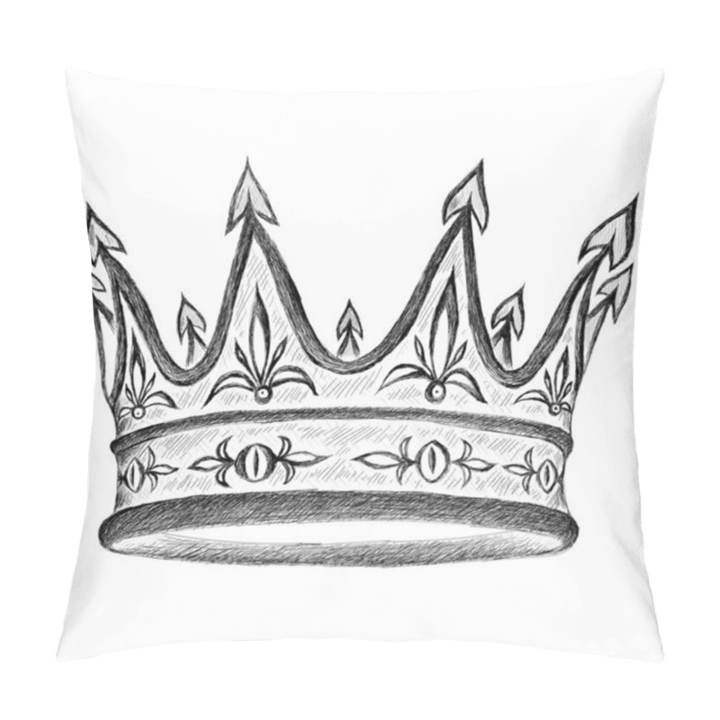 Personality  The Throne Of  Kings And Crown And Cold Weapons Of The Middle Ages And Swords Or T-shirt Design Or Outwear. Hunting Swords Of King Background. Pillow Covers