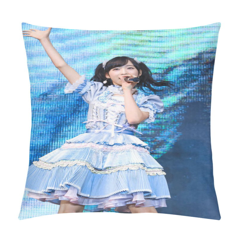 Personality  Yui Oguri Of Japanese Idol Girl Group AKB48 Attends A Fan Meeting In Shanghai, China, 20 November 2017. Pillow Covers