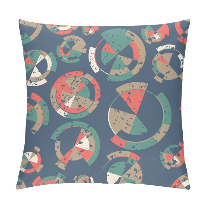 Personality  Retro Circles Pillow Covers