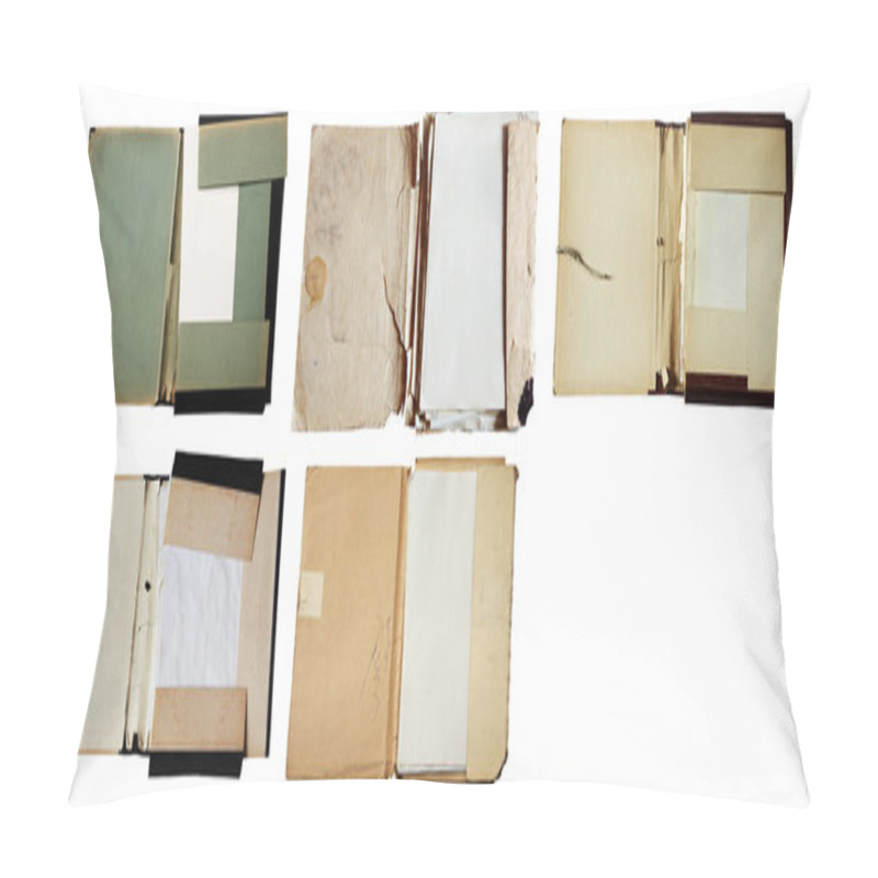 Personality  Set Of Old Folders With Stack Of Papers Pillow Covers