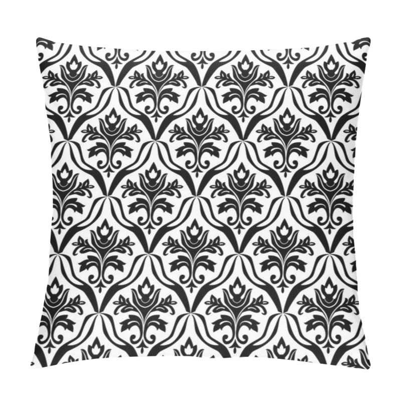 Personality  Black And White Seamless Pattern Pillow Covers