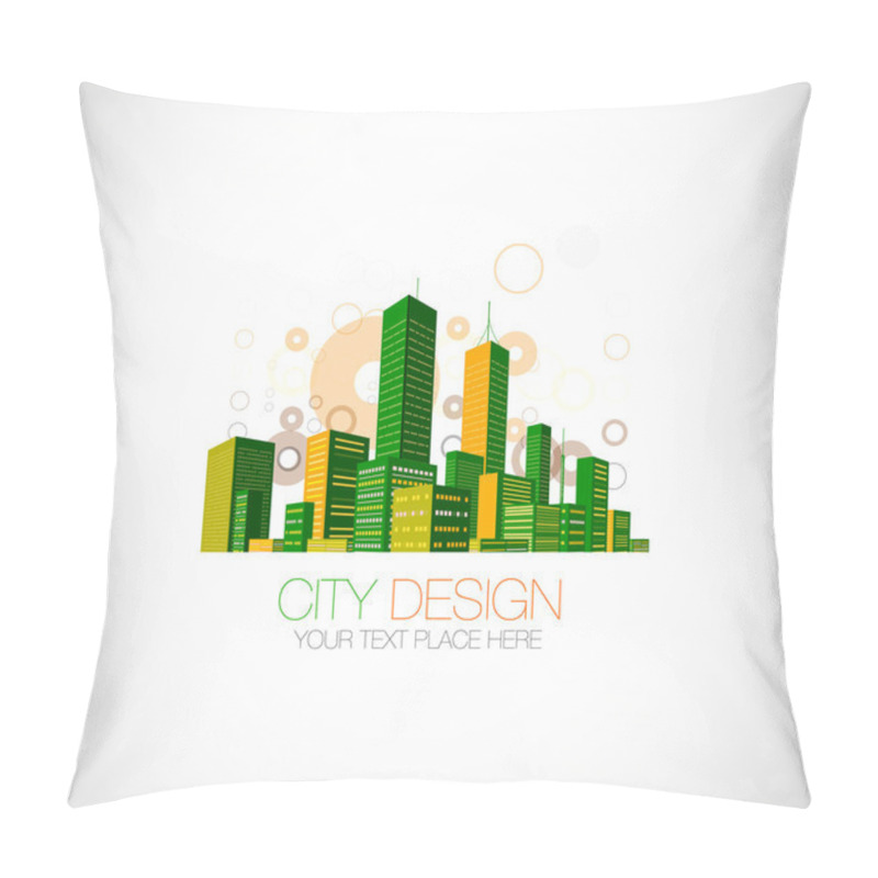 Personality  City Background Pillow Covers