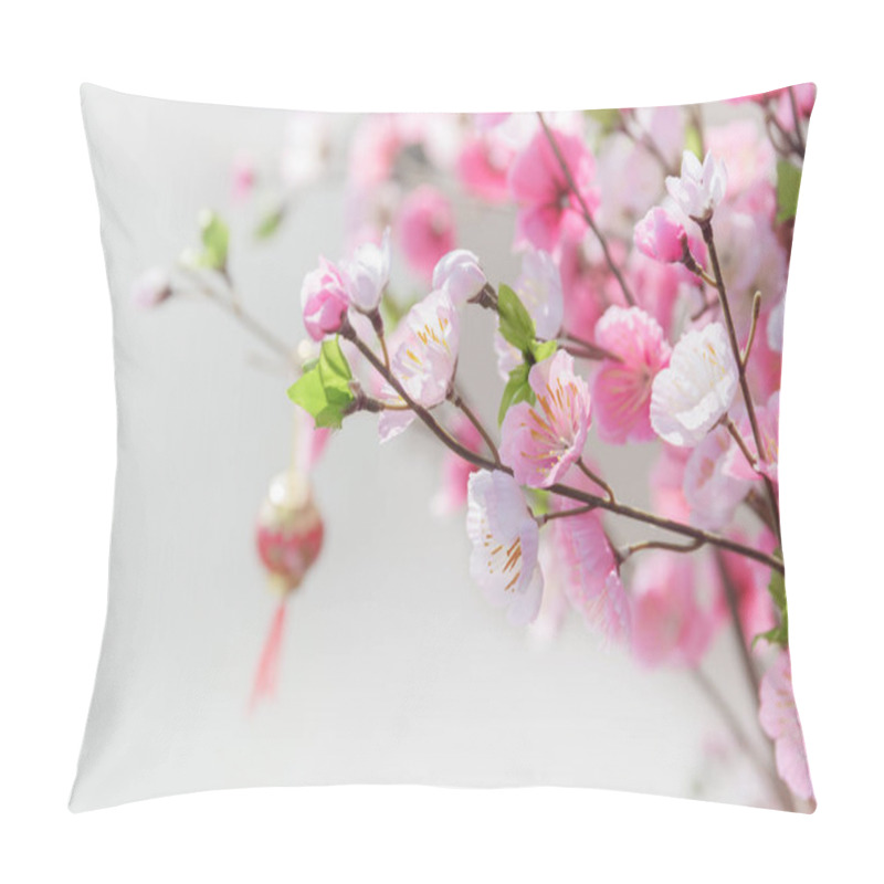 Personality  Beautiful Artificial Cherry Blossom Tree. Asian Decoration Pillow Covers