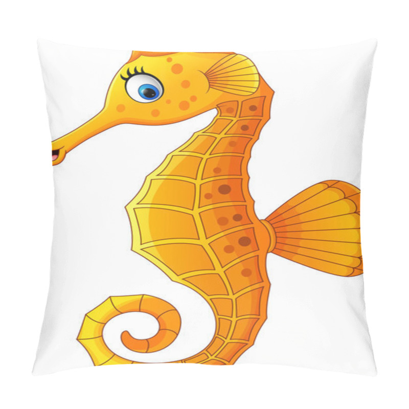 Personality  Cute Seahorse Cartoon Pillow Covers