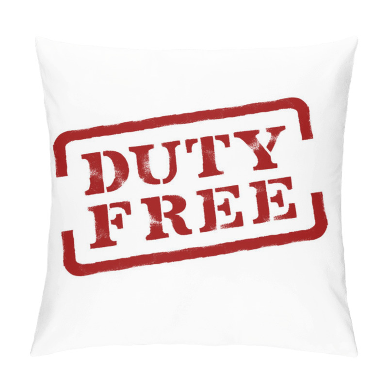 Personality  Duty Free. Vector Format Pillow Covers