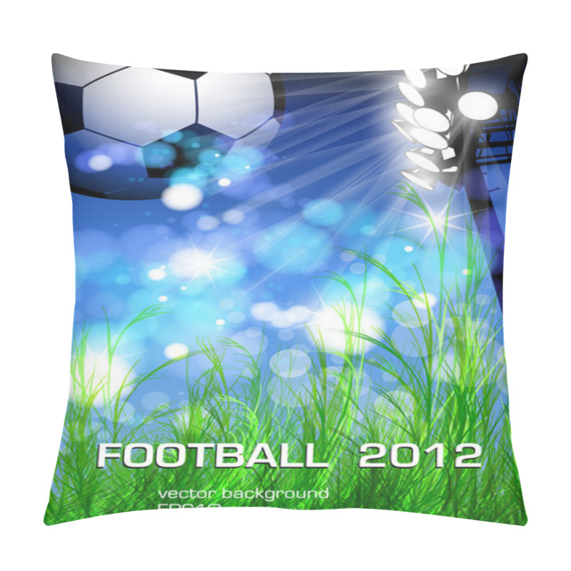 Personality  Football Flyer Design Pillow Covers