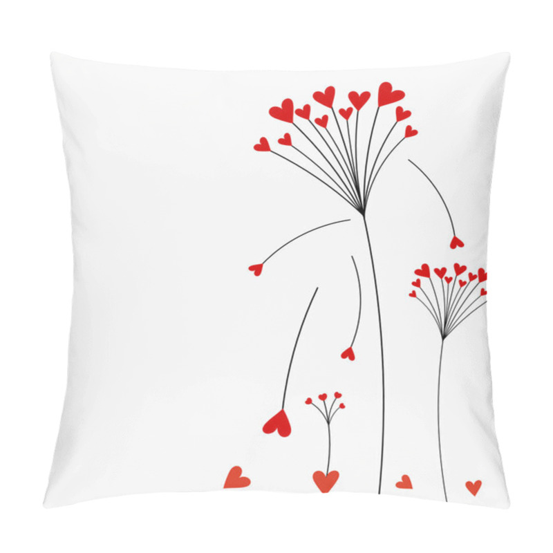 Personality  Valentine Card Flower Pillow Covers