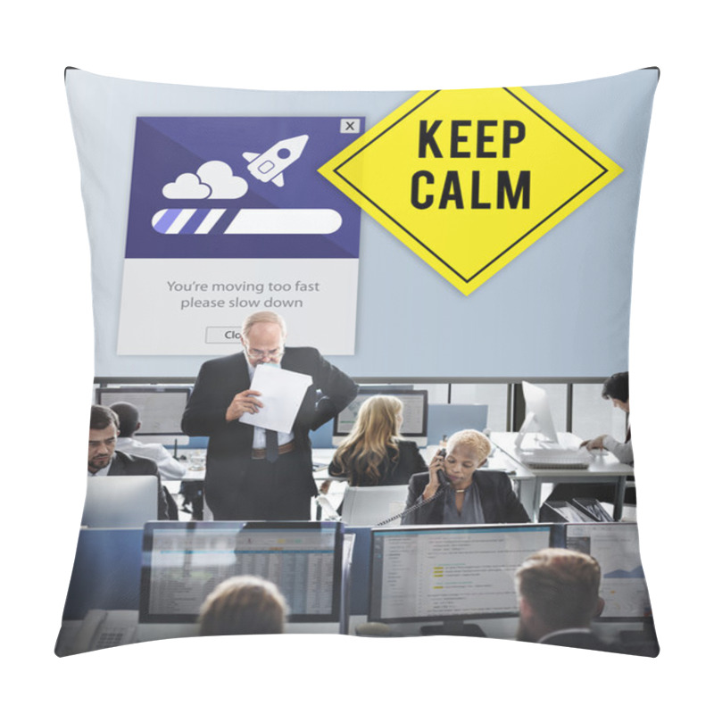 Personality  Business Workers Working In Office Pillow Covers