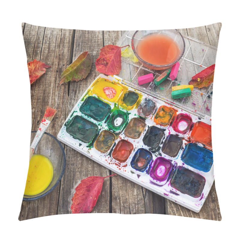 Personality  Paint On The Autumn Table Pillow Covers