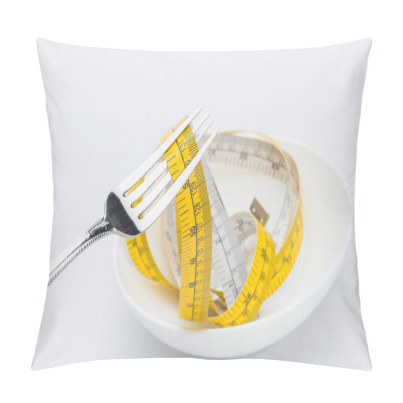 Personality  1 Measuring Tape On Fork Pillow Covers