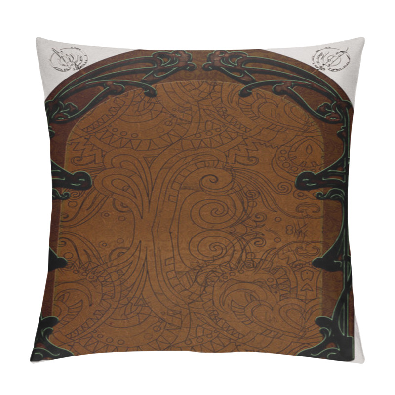 Personality  Art Nouveau Backgrounds And Frames Pillow Covers