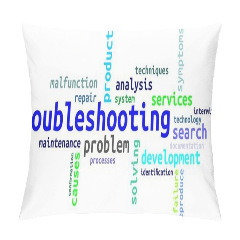 Personality  Word Cloud - Troubleshooting Pillow Covers