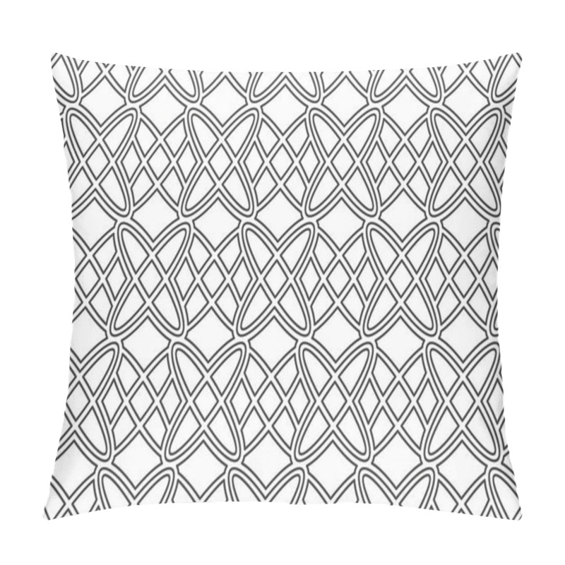 Personality   Geometric Seamless Pattern With Linear Pillow Covers