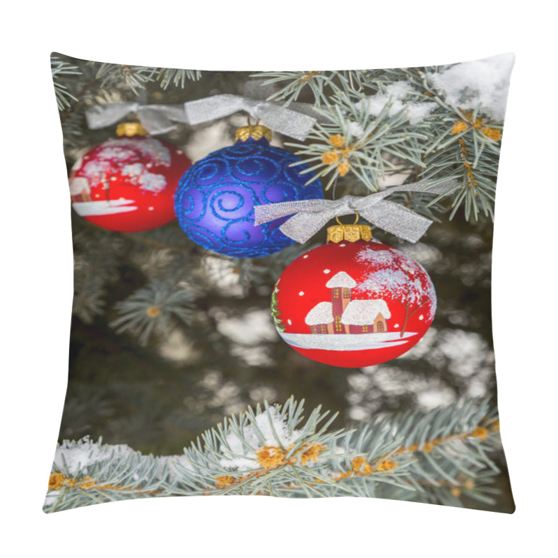 Personality  Outdoor Winter Composition Pillow Covers