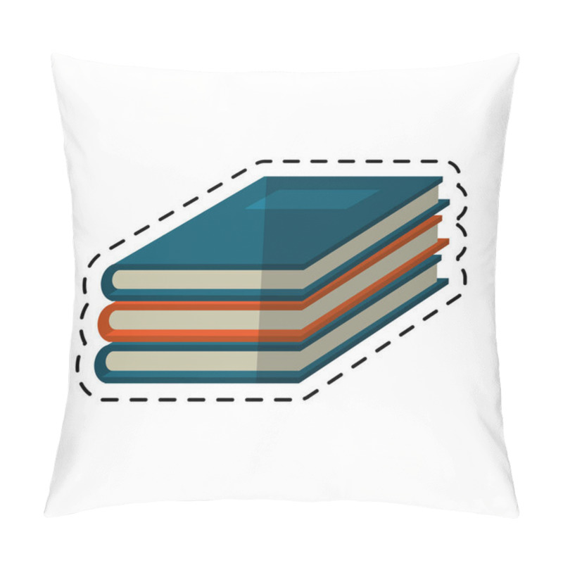 Personality  Cartoon Notebook Study Educational Icon Pillow Covers