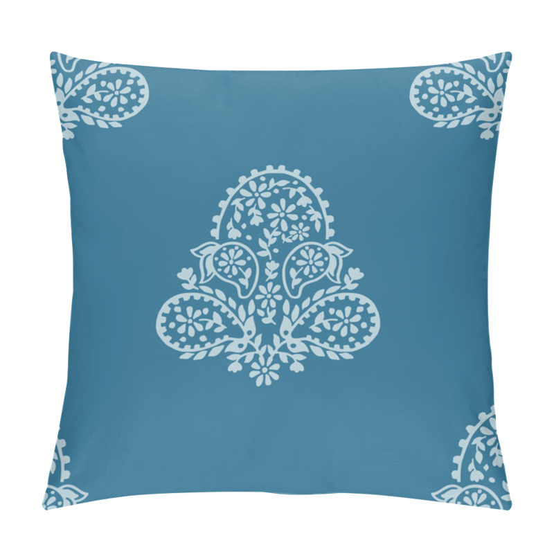 Personality  Vector Seamless Artistic Gentle Paisley Pattern Pillow Covers