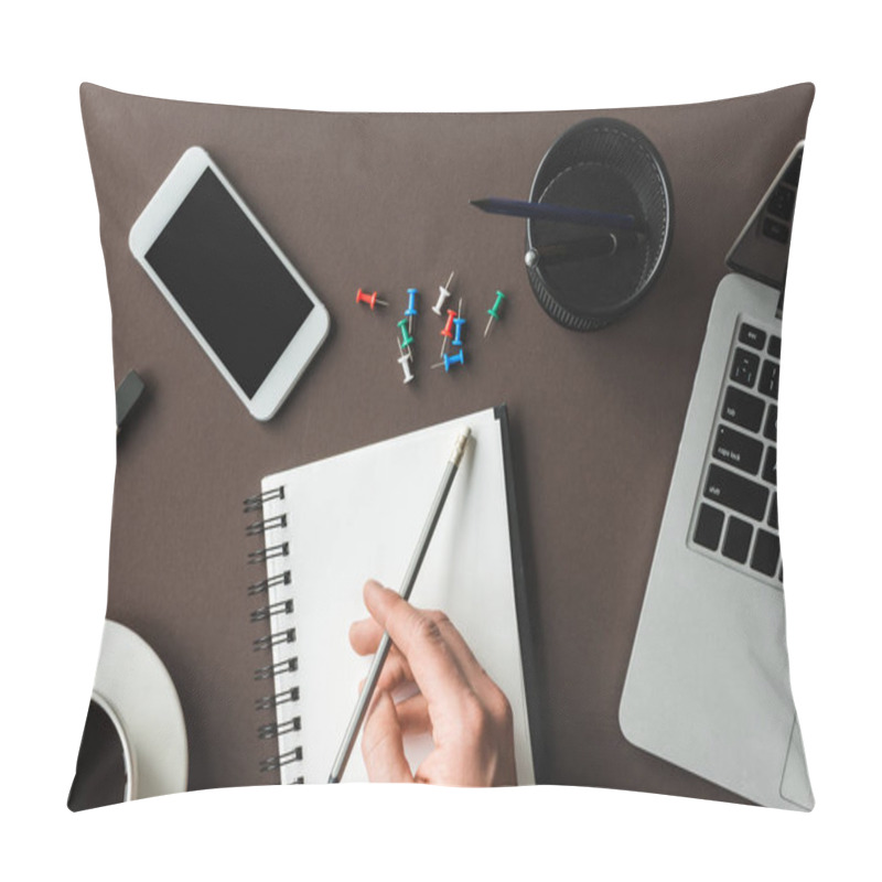 Personality  Person Writing In Notebook  Pillow Covers