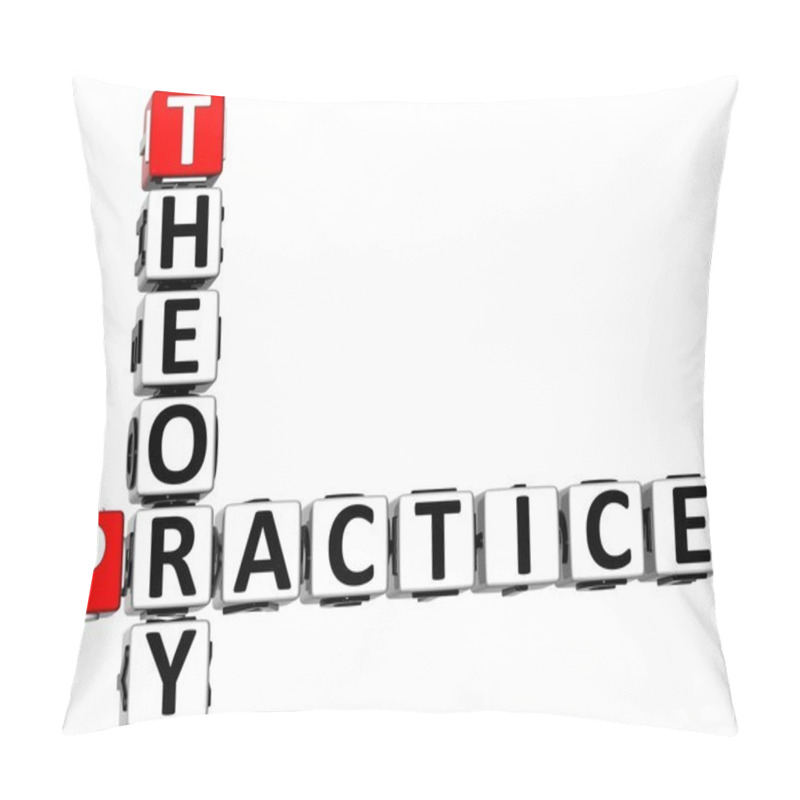 Personality  3D Theory Practice Crossword Pillow Covers