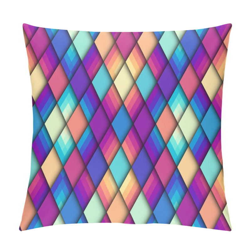 Personality  Argyle Seamless Vector Pattern Background. Pattern Of A Rhombuses. Pillow Covers