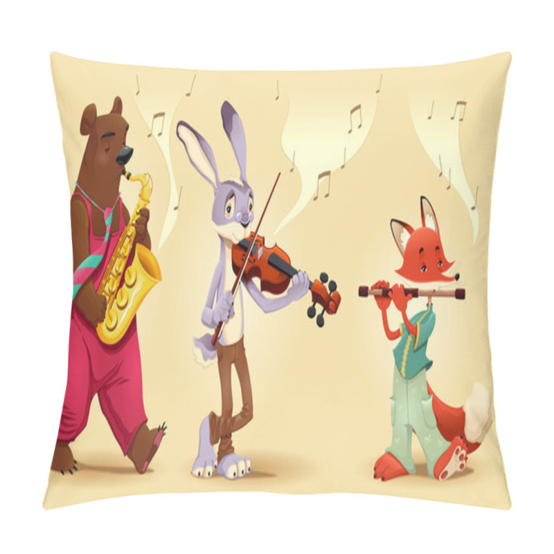 Personality  Musician Animals. Pillow Covers