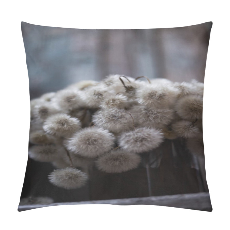 Personality  Bouquet Of White Dandelions Pillow Covers