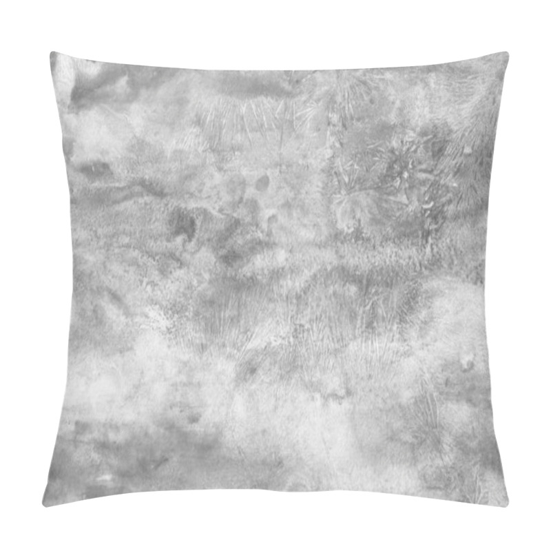 Personality   Grey Texture,  Paper Background. Paint Leaks And Ombre Effects Pillow Covers