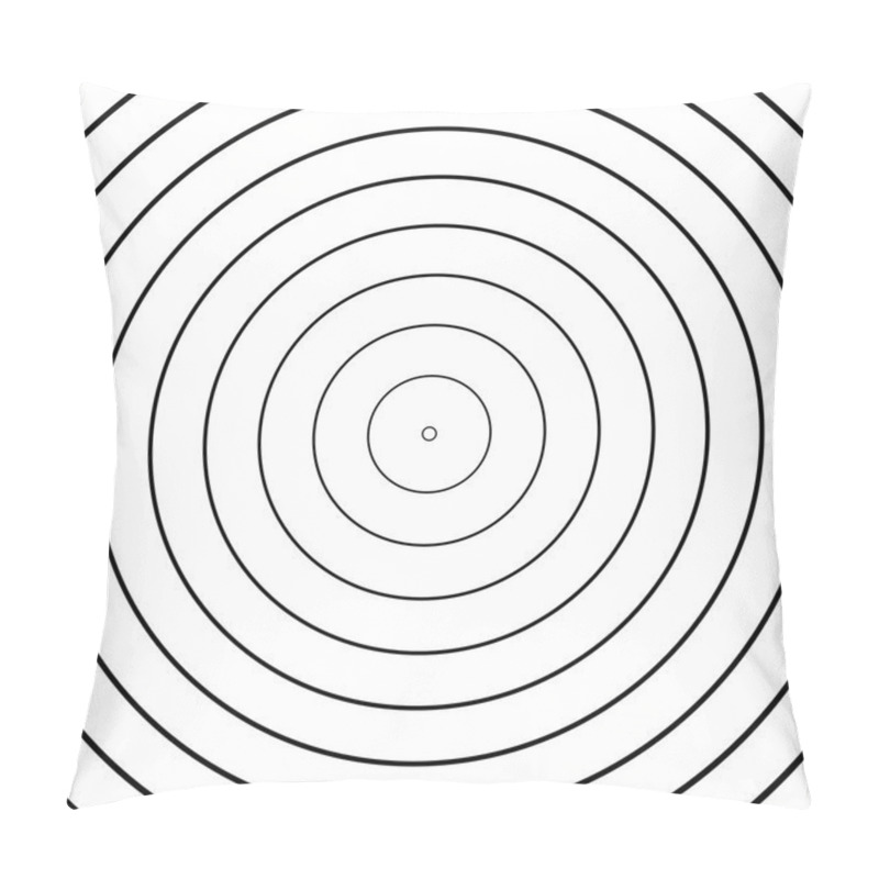 Personality  Concentric Circles Pattern.  Pillow Covers