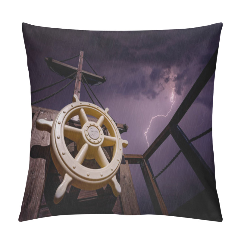 Personality  Pirate Sheep Steering Wheel Pillow Covers