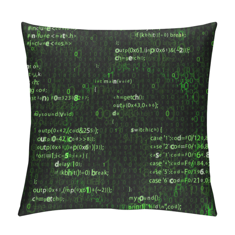 Personality  Background To The Program Pillow Covers