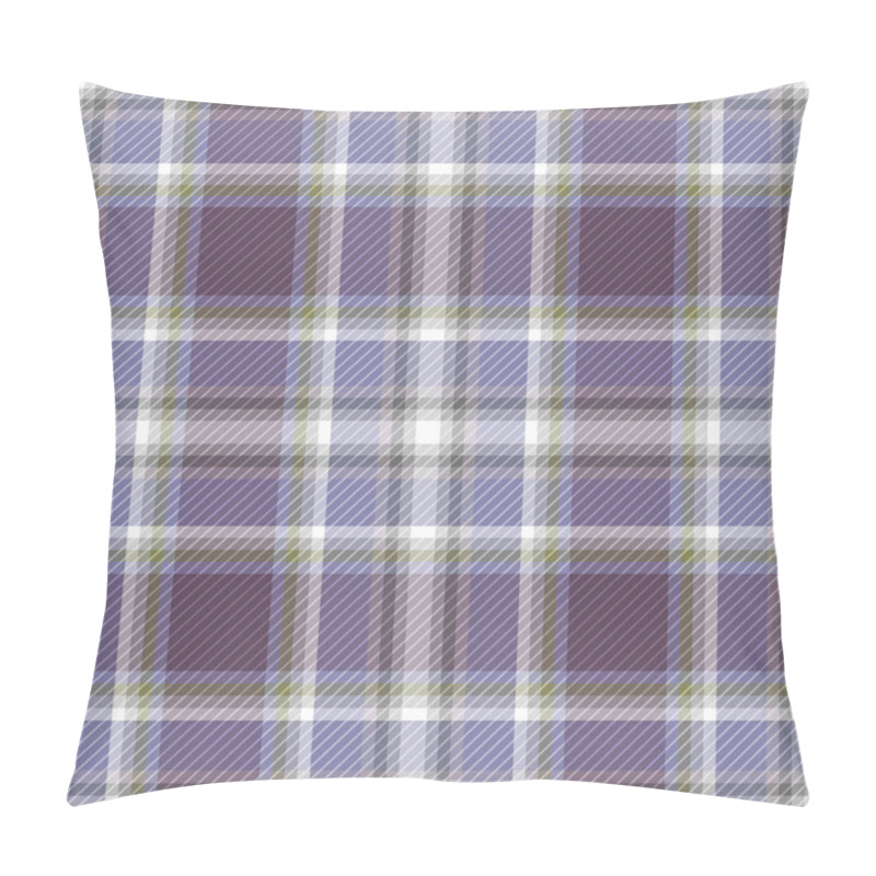 Personality  Checkered Striped Seamless Pattern With White Diagonal Strips Pillow Covers