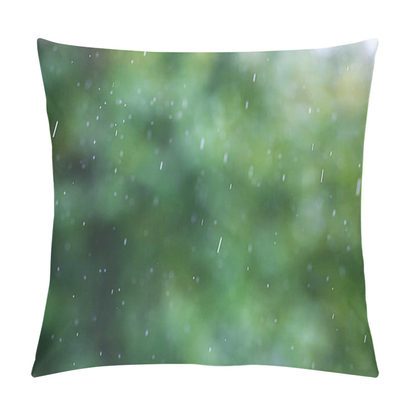 Personality  Raindrops Flowing  Down The Glass  Pillow Covers