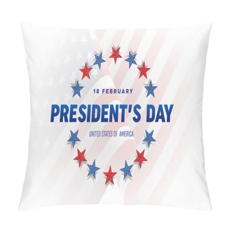 Personality  Happy Presidents Day In United States. Washington's Birthday. Federal Holiday In America. Celebrated In February. Poster, Banner And Background Pillow Covers